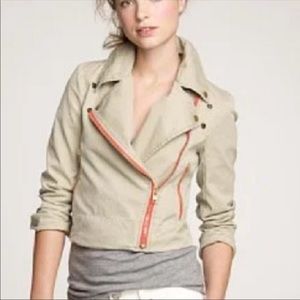 J crew moto style jacket
